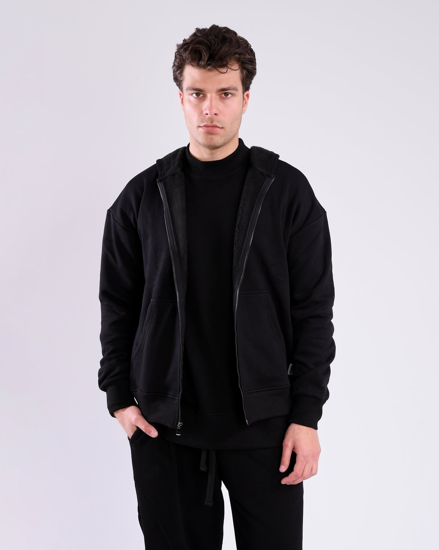 Black Zip-Up Jacket