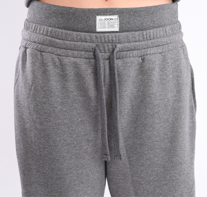 Grey Unisex Wide Leg Sweatpants